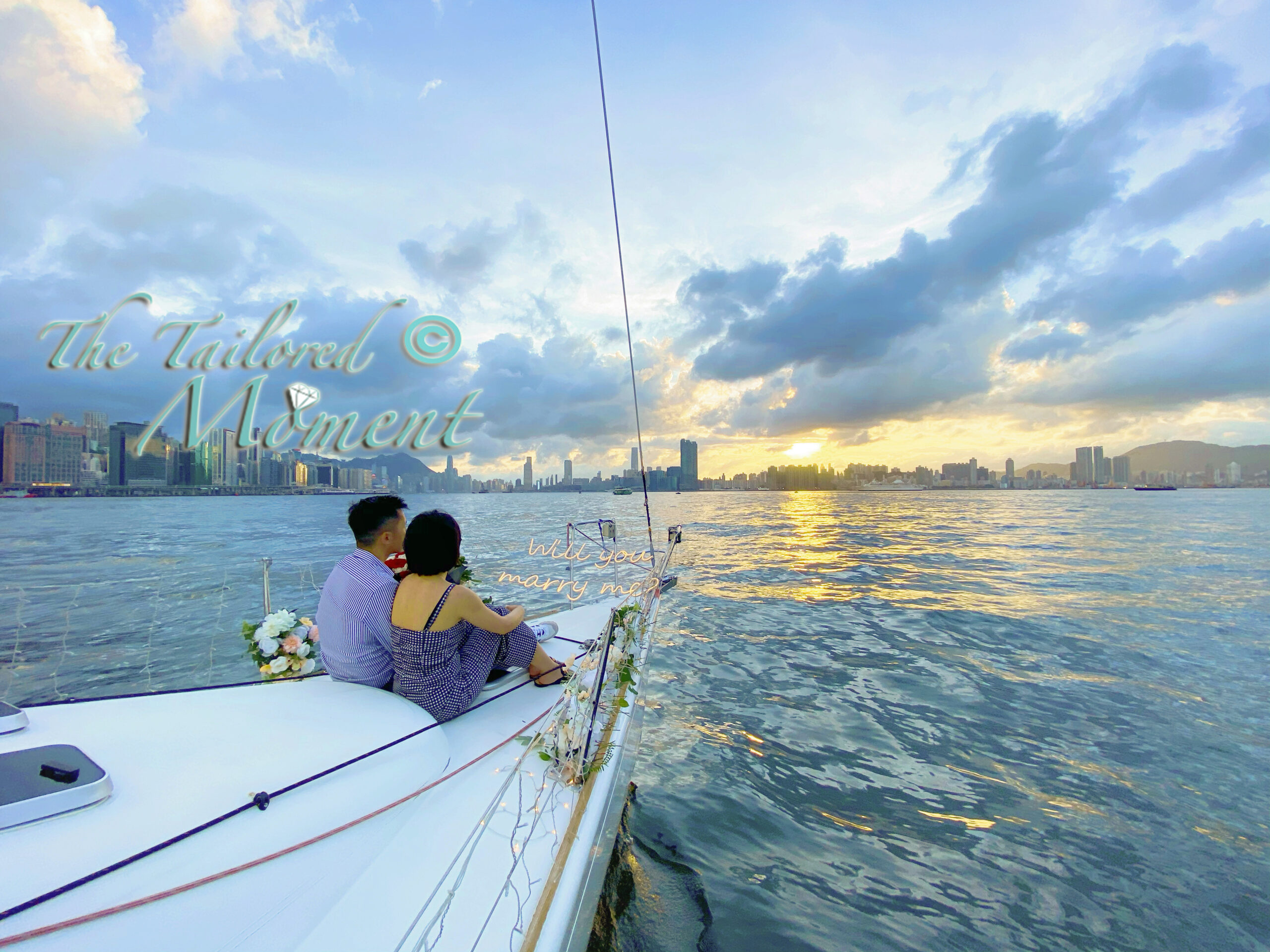 香港帆船遊艇特別求婚