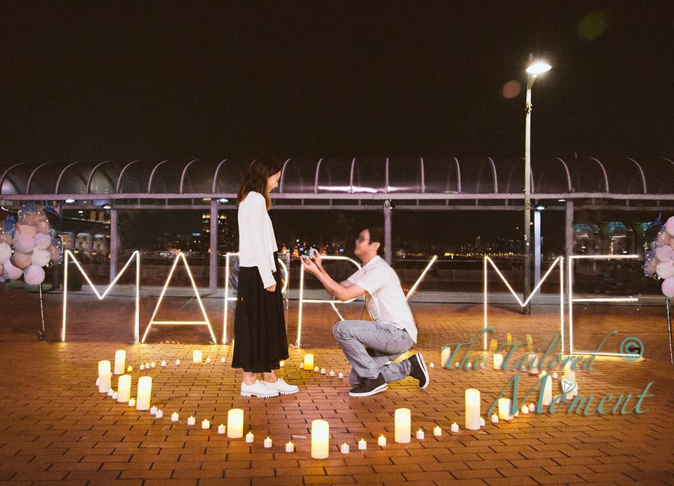 香港摩天輪求婚