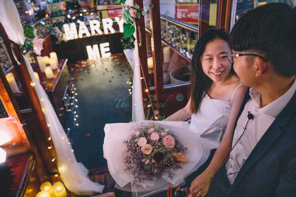 香港電車浪漫求婚派對