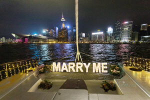 香港雙體帆船求婚