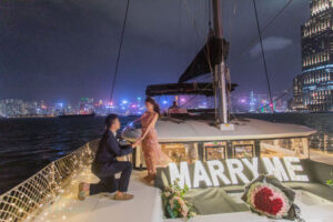 香港豪華帆船特別求婚
