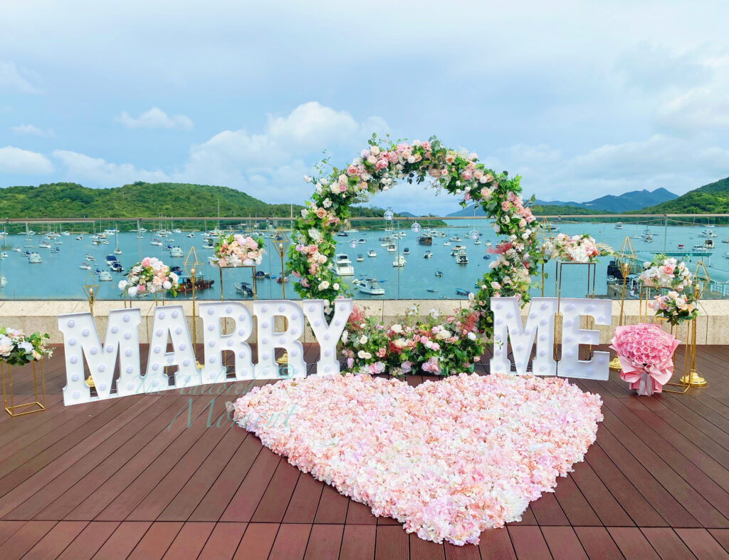 香港西貢浪漫天台求婚